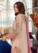 Embroidered Blush Pink & Rose Festive Suit Unstitched