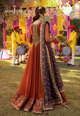AJDAD-19 EMBROIDERED CHIFFON 2 PCS