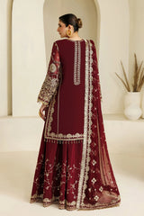 Alizeh Aymal Embroidered Chiffon Unstitched 3Pc SuitAF-BHM-4071-Lira