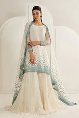 Jazmin Chiffon Hand Embellished & Embroidered 4 Piece Dress Unstitched - J3491