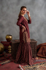 Iznik Chiffon Formal Collection Embroidered 3piece Unstitched