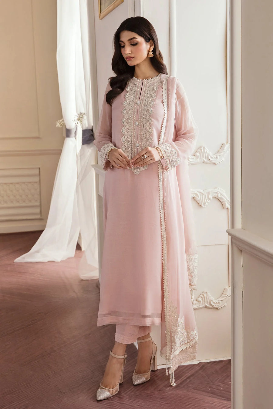Baroque Embroidered Chiffon PR-752