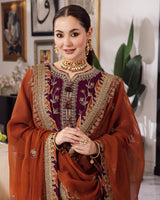 Asim Jofa RANG e NOOR Chiffon 3 Piece - Unstitched