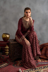 Iznik Chiffon Formal Collection Embroidered 3piece Unstitched