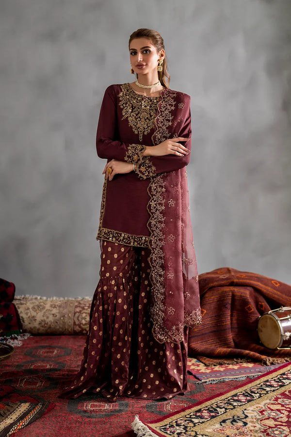 Iznik Chiffon Formal Collection Embroidered 3piece Unstitched