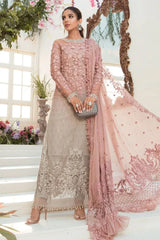 Maria b Coffee and Ash Pink (BD-2101)-Unstitched